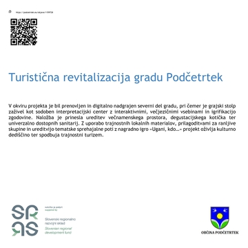 Turistična revitalizacija gradu Podčetrtek
